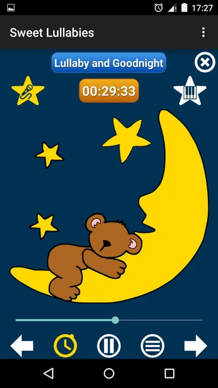 Sweet Lullabies for Android: Soothing Bedtime Aid