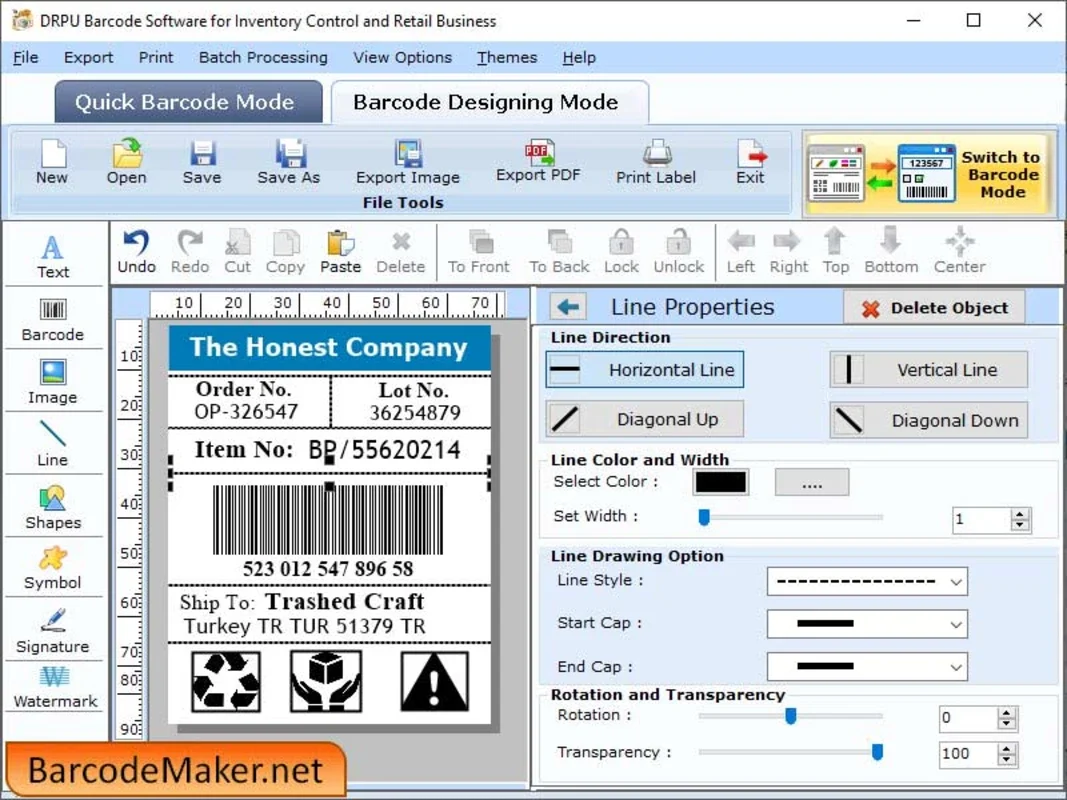 Retail Business Barcode Maker for Windows - Effortless Barcode Generation