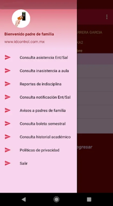 Registro Integral Académico for Android - Real-time Student Updates