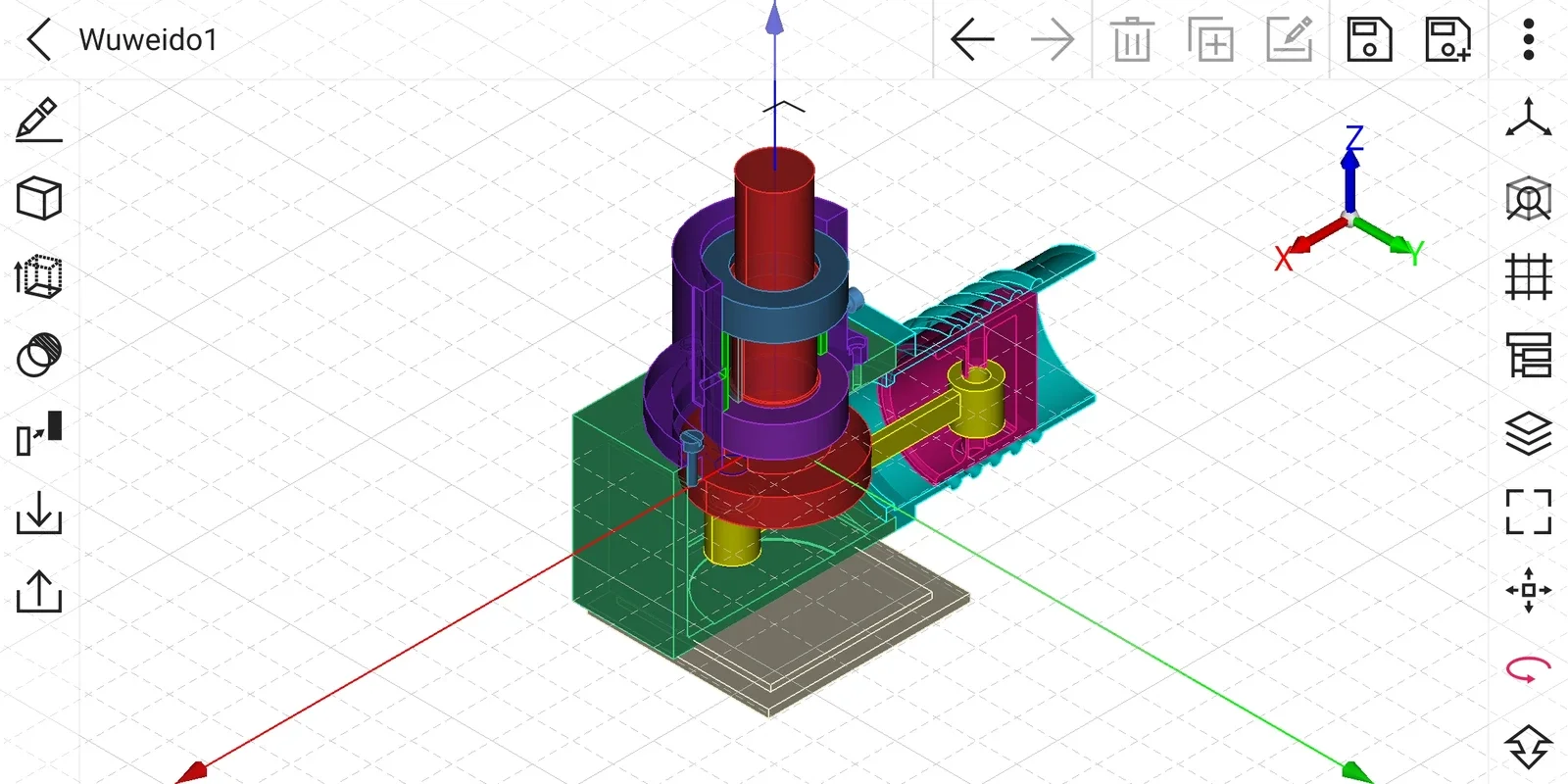 Wuweido for Android: Easy 3D Shape Creation