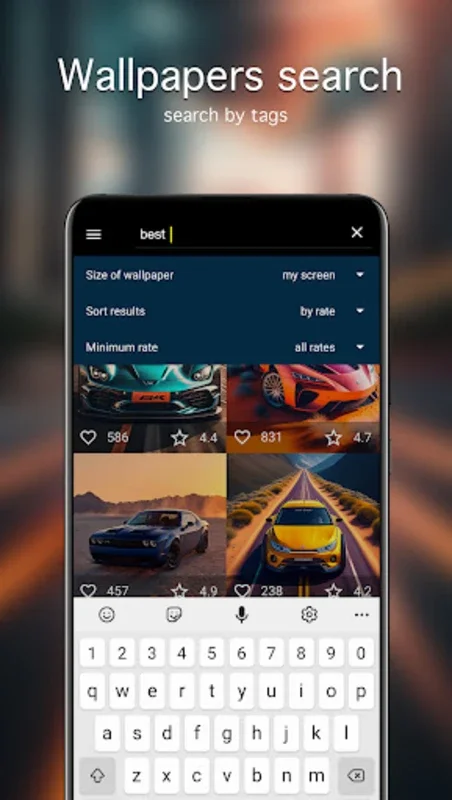 Car Wallpapers 4K for Android - Unbeatable Visuals