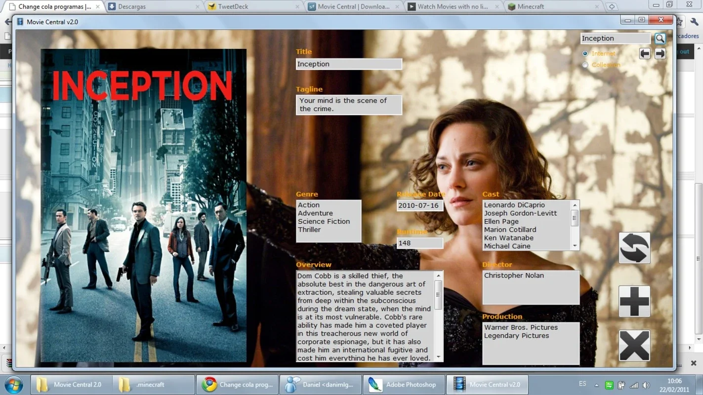 Movie Central for Windows - Explore Movie Info Easily