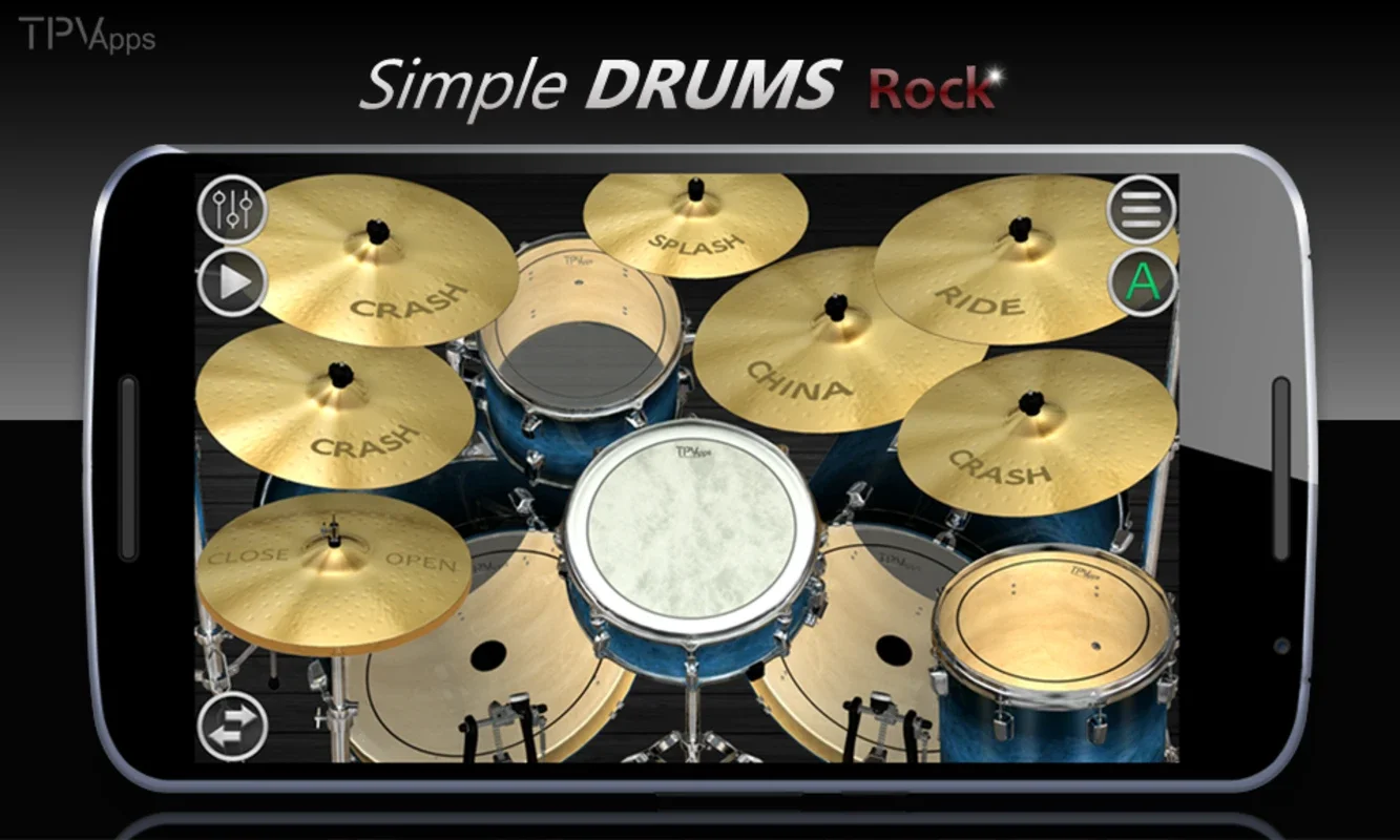 Simple Drums Rock for Android - Enjoy Realistic Drumming