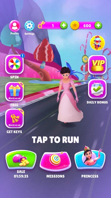 Princess Run 3D for Android - Immersive Gaming