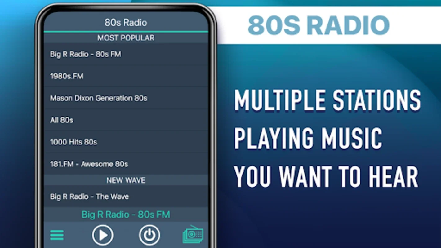 Free 80s Radio for Android - Relive the 80s Hits