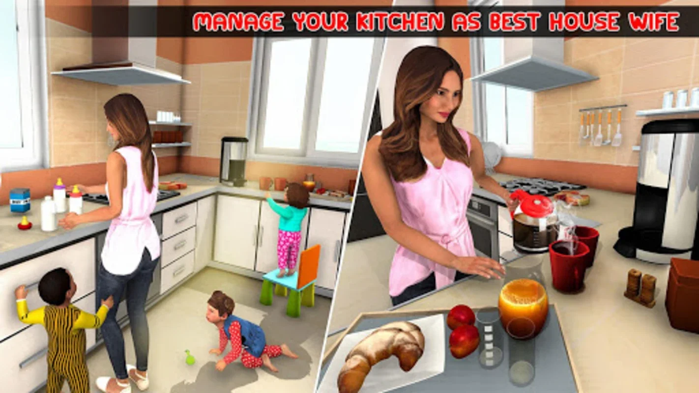 Mother Simulator Triplet Baby for Android - Engaging Parenting Sim