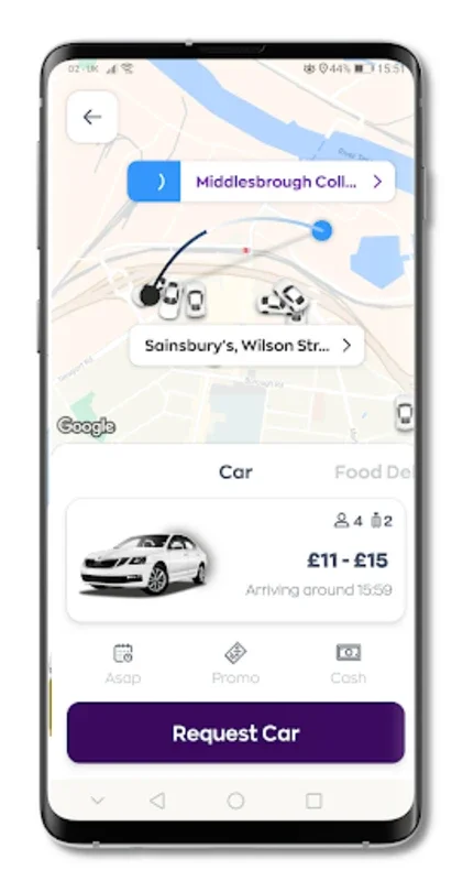 KingKabs for Android - Streamlined Taxi Booking in Cheshire