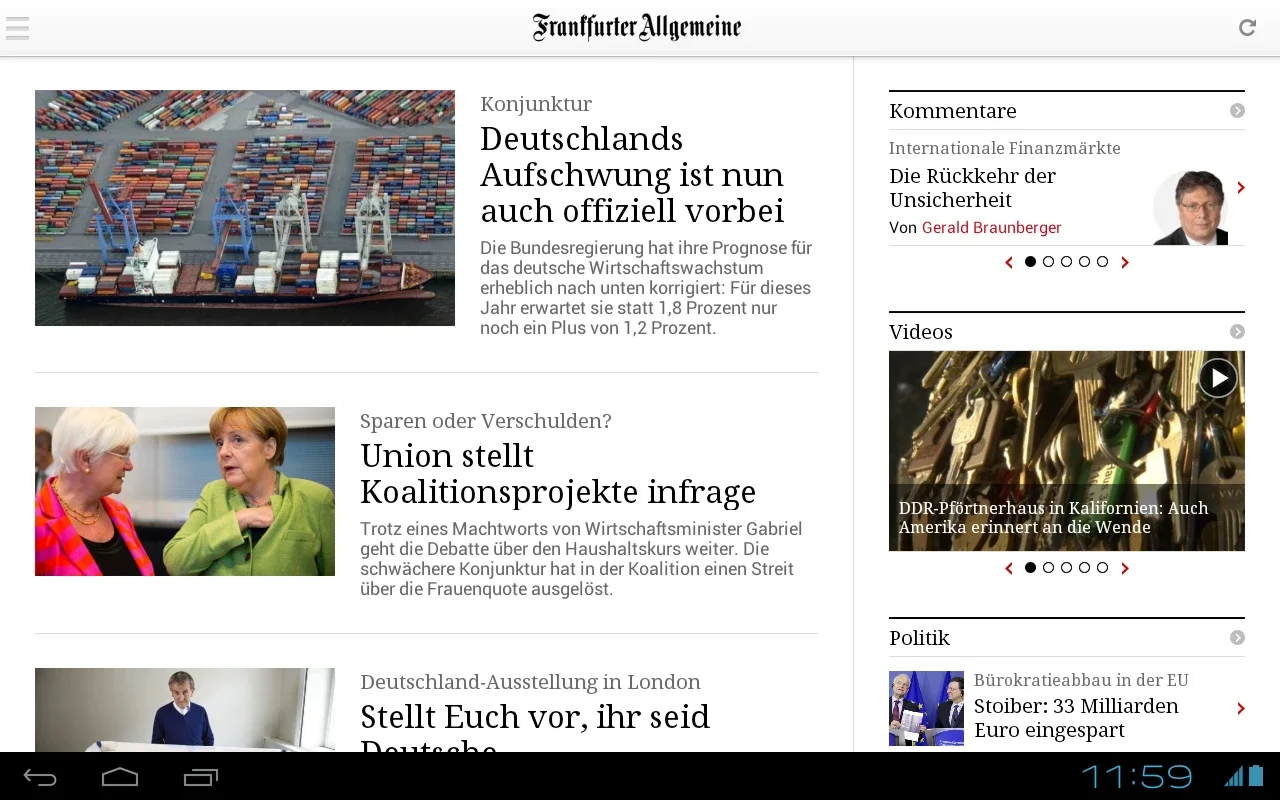 FAZ.NET for Android - Stay Informed with German News