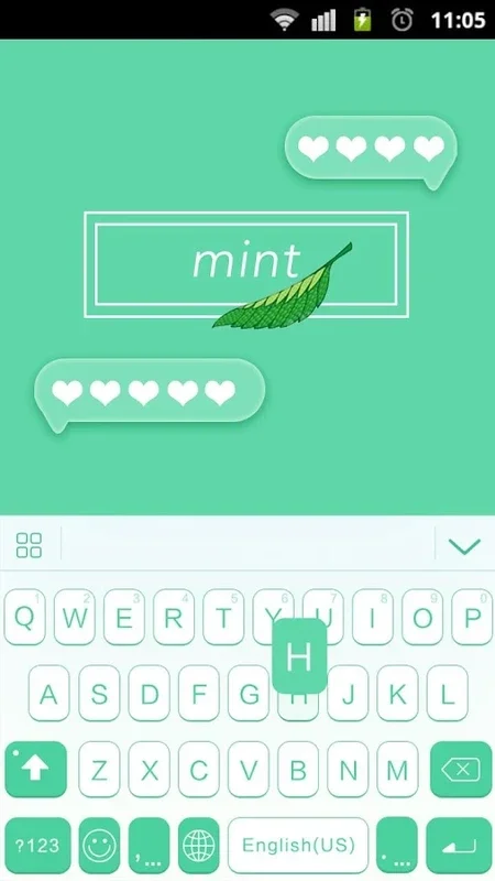 Mint for Android - Aesthetic Keyboard Theme