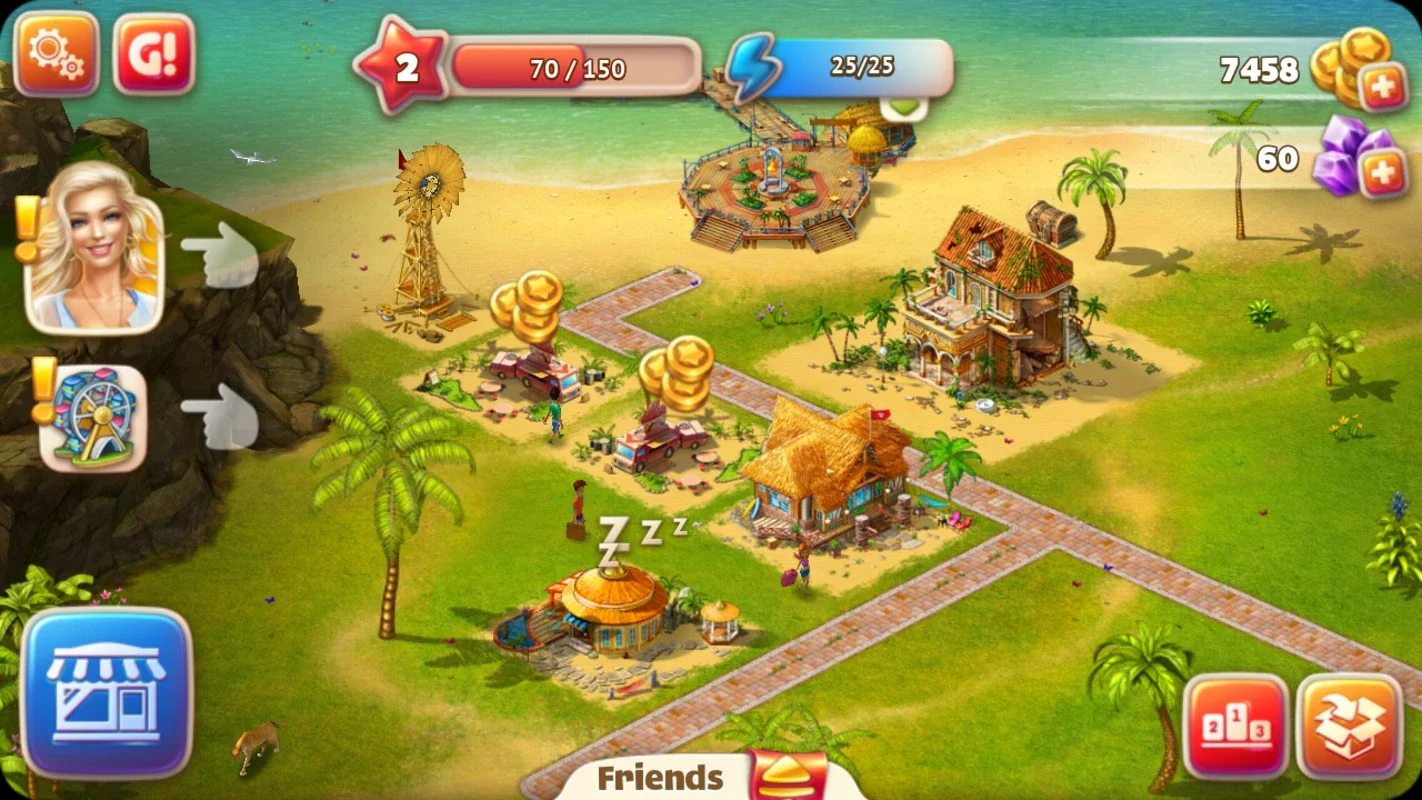 Paradise Island 2 for Android - Create Your Tourist Haven