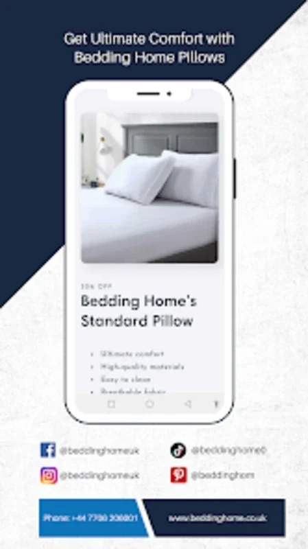 Bedding Home for Android: Quality Bedding at Your Fingertips