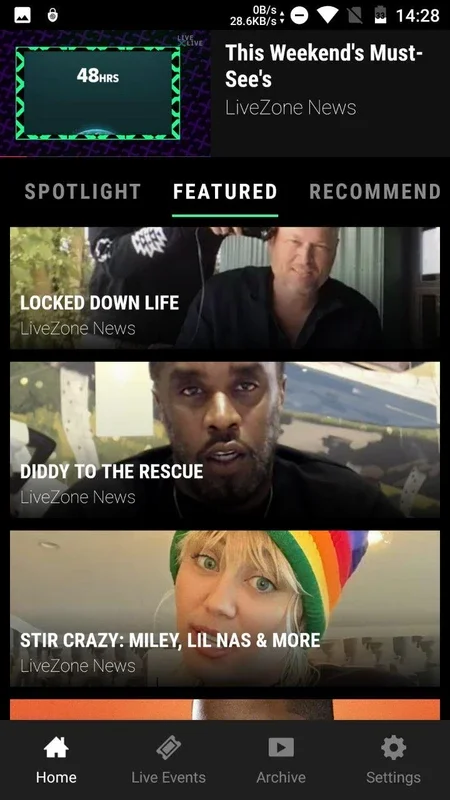 LiveXLive Video for Android: Stream Diverse Content