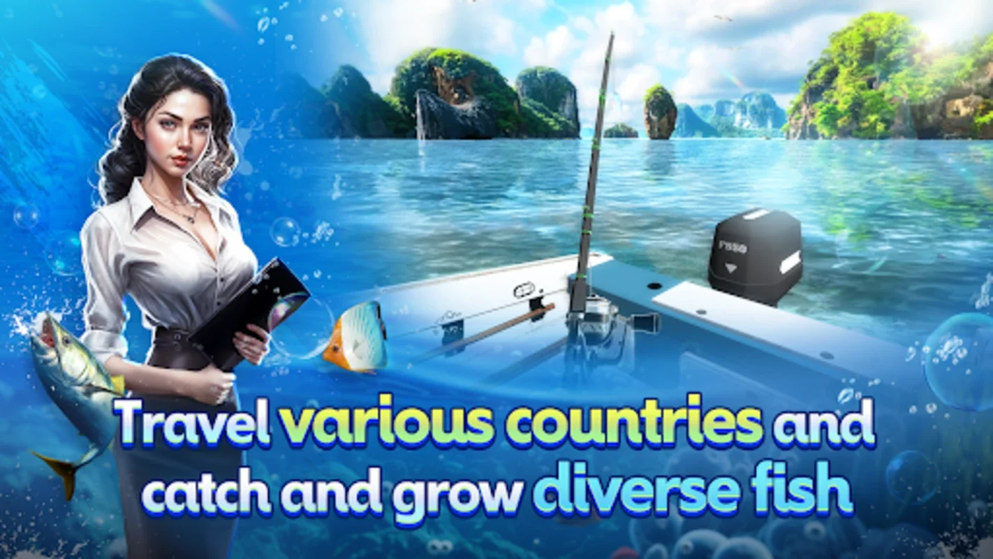 World Fishing for Android - An Idle Fishing Game with Global Locations