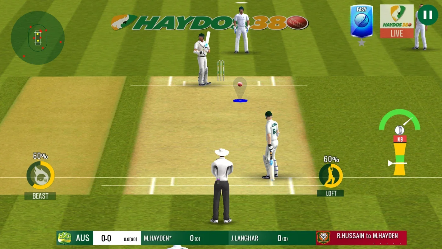 Haydos 380 for Android - Immersive Cricket Experience