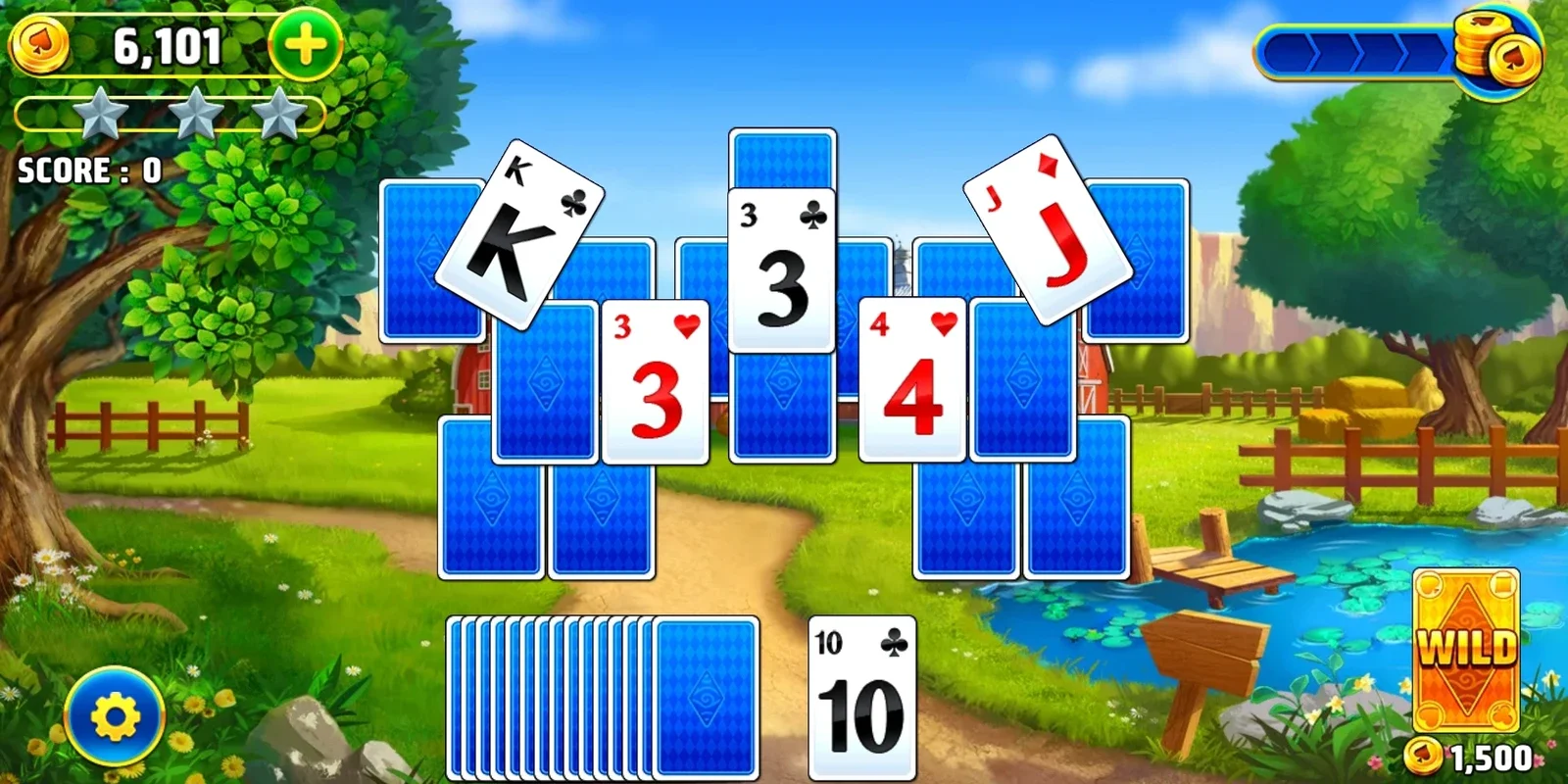 Solitaire Tripeaks: Farm Adventure for Android - No Downloading Needed