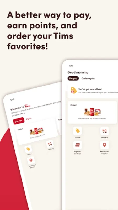 Tim Hortons for Android - Discover Convenience and Rewards