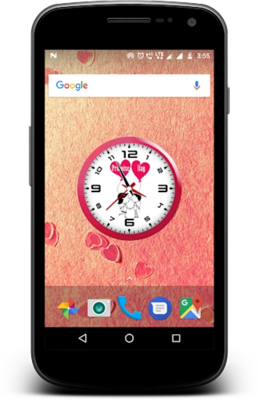 Love Clock Live Wallpaper for Android - Customizable Romance