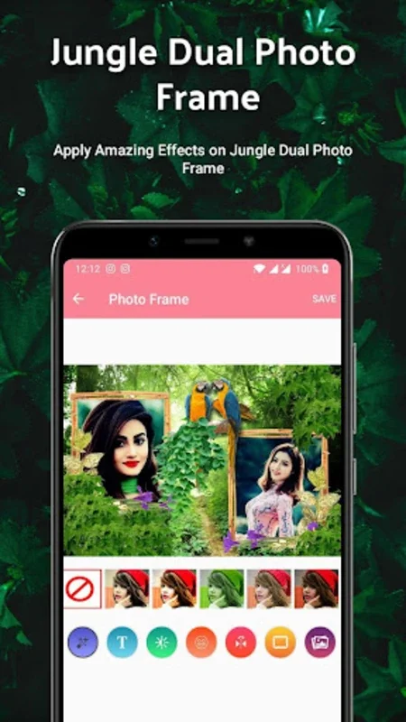 Jungle Dual Photo Frames for Android - Download the APK from AppHuts