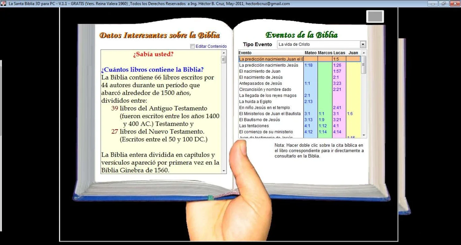 La Santa Biblia En 3D for Windows - Immersive Bible Experience