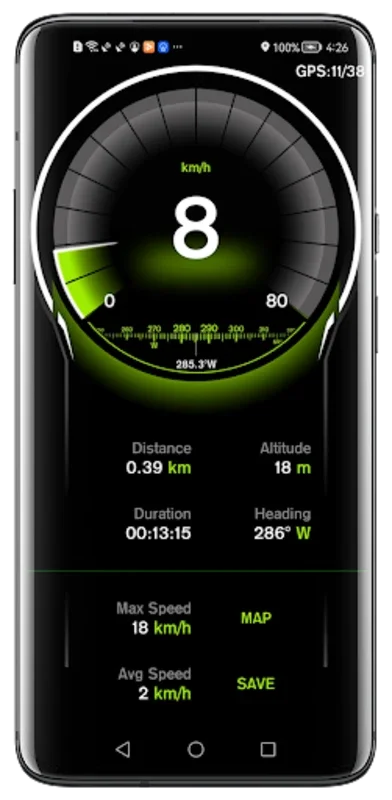 Speed View GPS Pro for Android: Track Travel Metrics