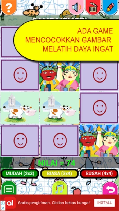 Belajar Huruf dan Angka for Android - Engaging Pre-School App