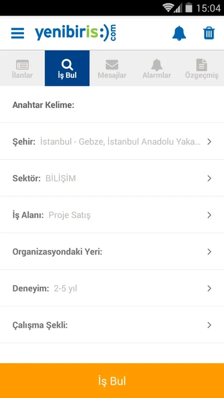 Yenibiris for Android: Streamline Your Job Search