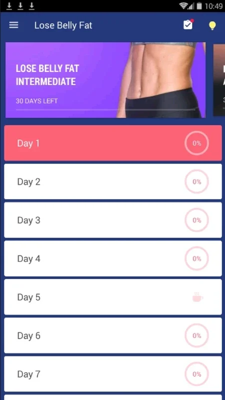 Lose Belly Fat - Flat Stomach for Android - No Download Needed