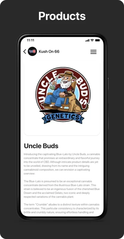 Kush On 66 for Android - Explore Premium Cannabis