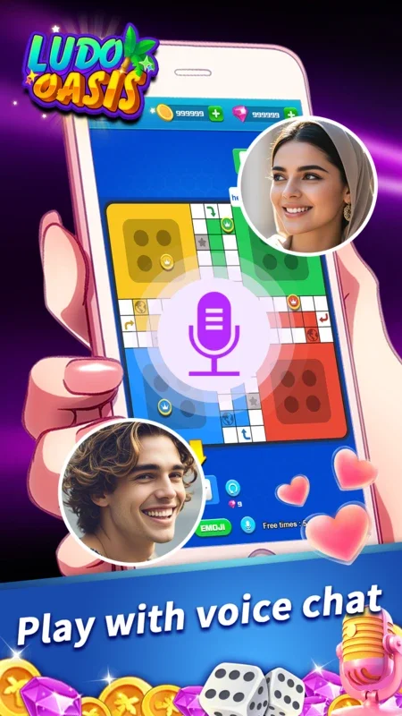 Ludo Oasis-Voice chat games online for Android - Play with Friends