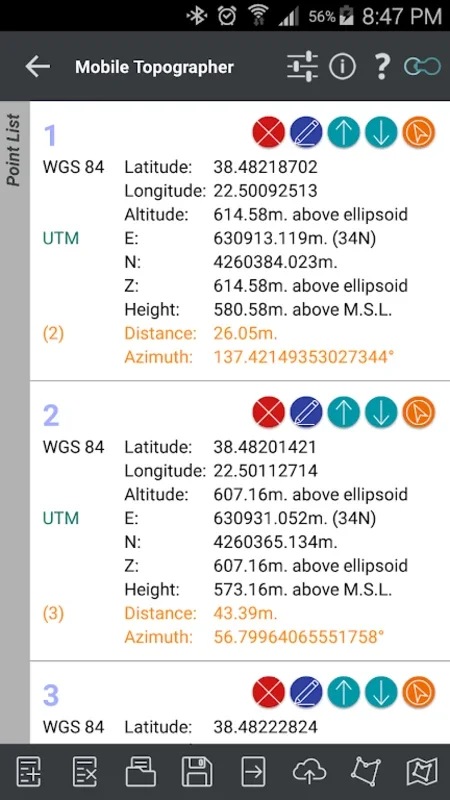 Mobile Topographer for Android: Professional Topography Tool