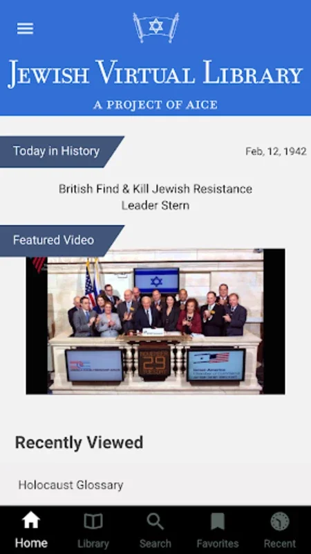 Jewish Virtual Library for Android - Explore Jewish Knowledge