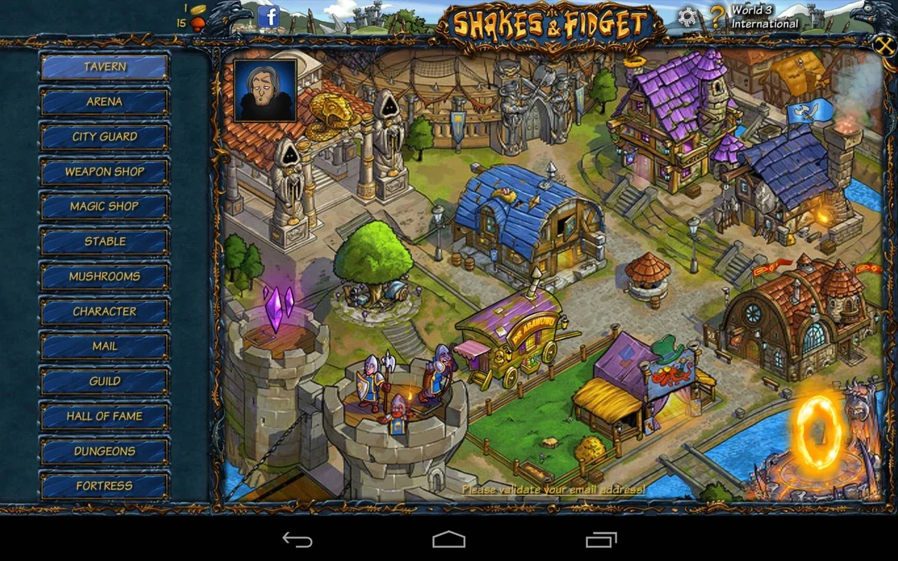 Shakes and Fidget for Android - An Entertaining MMORPG