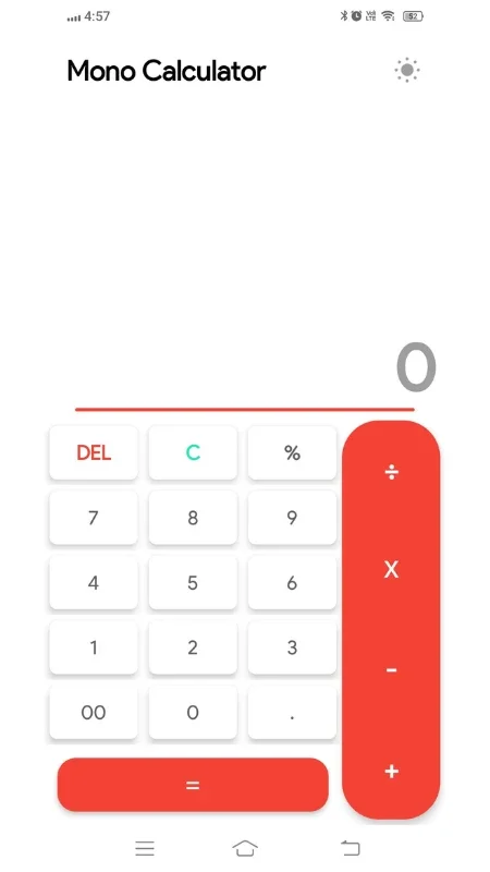 Mono Calculator for Android - Efficient Math Tool