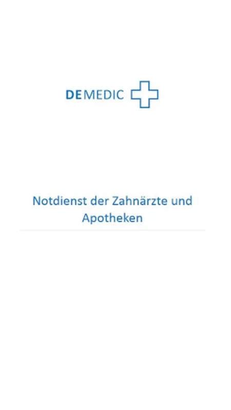 DEMedic Gesundheitsapp for Android: Swift Emergency Services