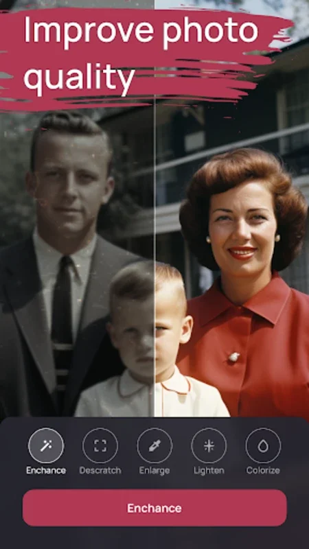 FixMyPics for Android - Restore and Colorize Old Photos