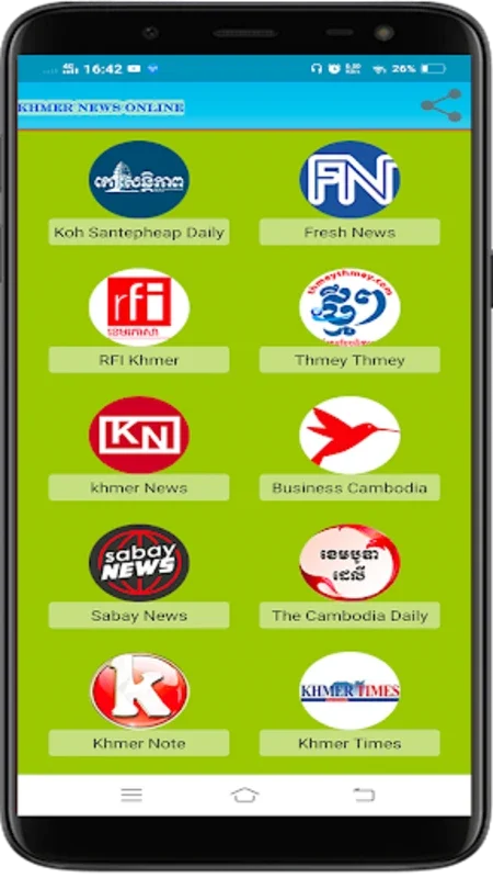 Khmer News Online for Android - Stay Informed Easily