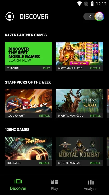 Razer Cortex Games for Android - Discover and Earn Rewards