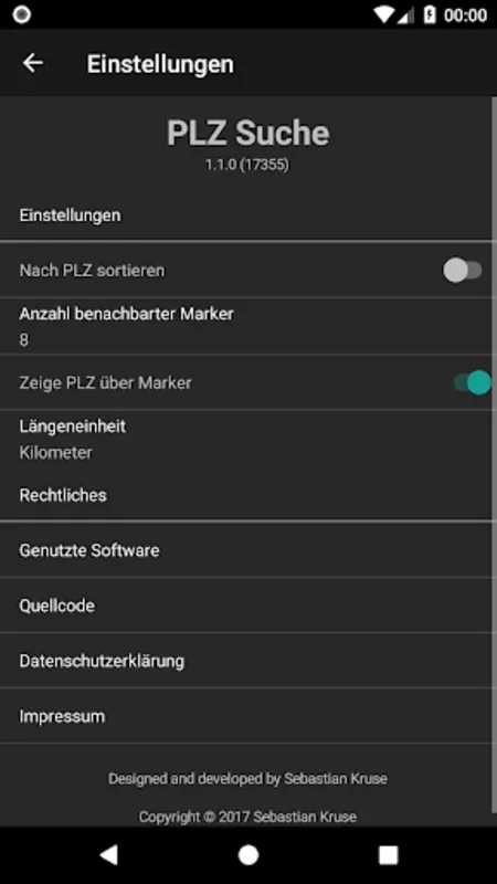 PLZ Suche for Android: Efficient Location Search