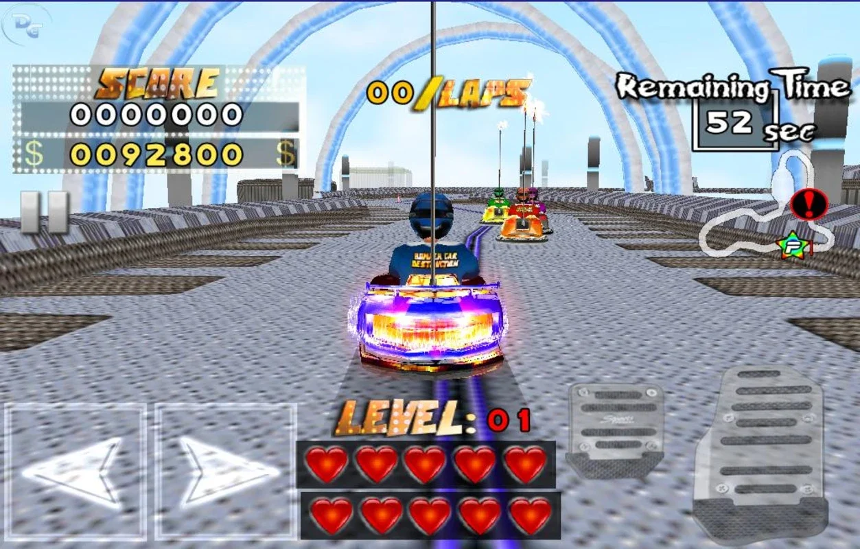 Bumper Car Destruction for Android - No Downloading Required