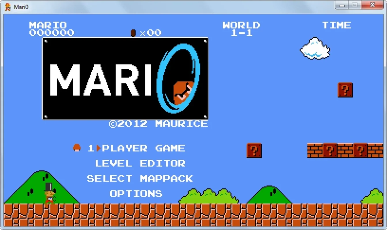 Mari0 for Windows - A Free Platform Game