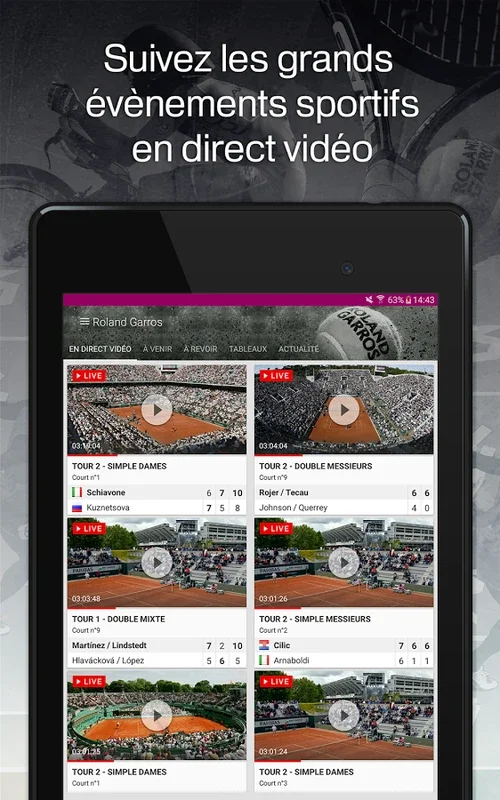 France tv sport for Android - Your Gateway to French Sports