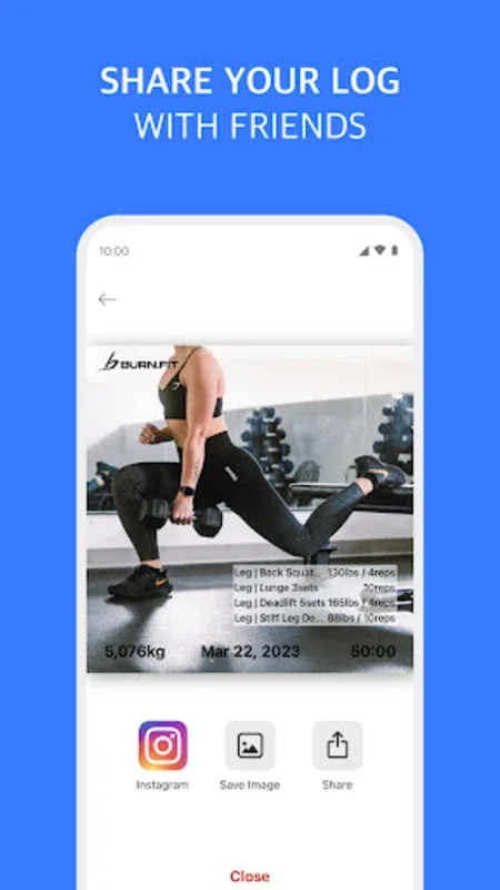 Burn.Fit - Workout Plan & Log for Android: Your Fitness Companion