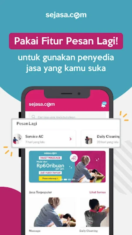 Sejasa for Android: Discover Trusted Service Providers