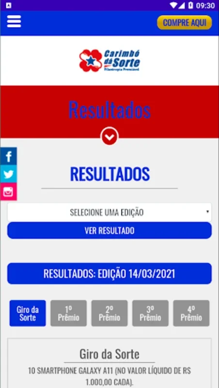 Carimbó dá Sorte for Android - Secure Donation & Prize Draws