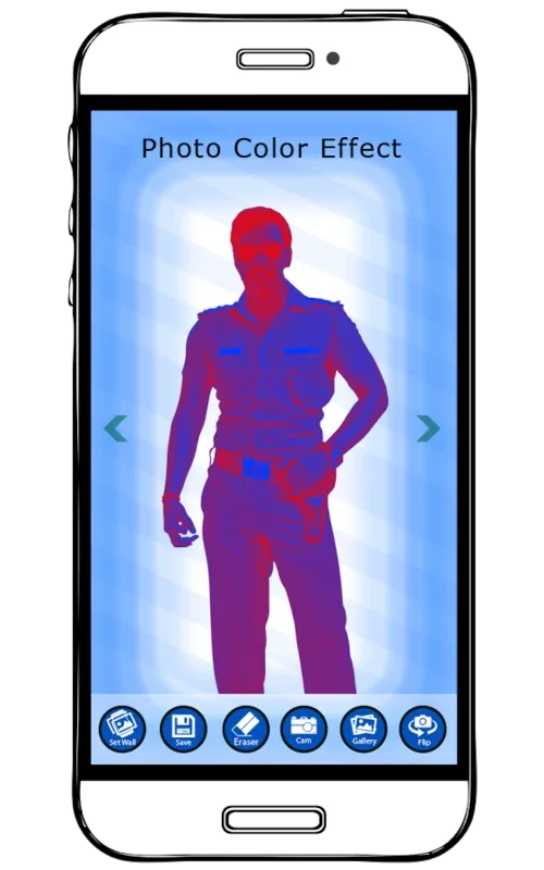 Men Police Dress Photo Suit for Android - Transform Yourself