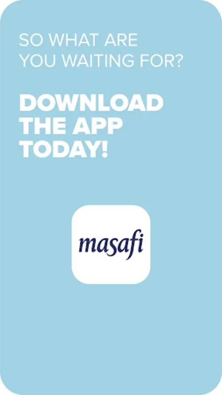 Masafi - Water Delivery for Android - No Downloading Required