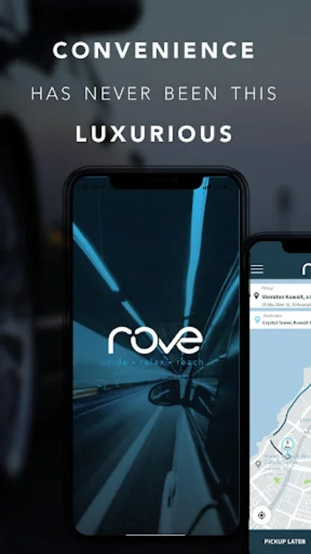 RideRove for Android: Luxurious Transport with Flexibility