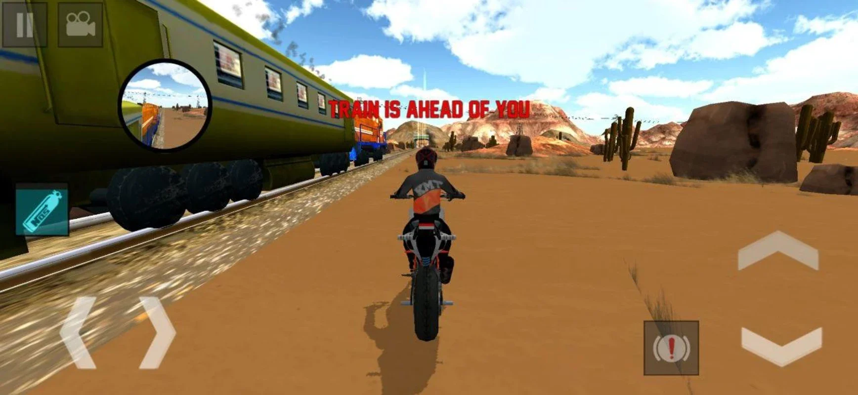 Bike vs. Train on Android: Outrun Trains with Your Bike