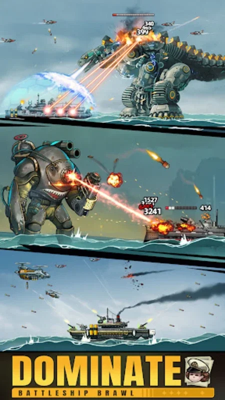 Battleship Brawl for Android - Command the Seas in a Post-Apocalyptic World