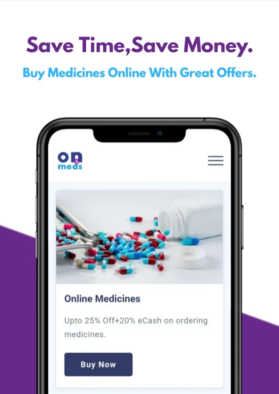 Onmeds - Android App for Medicine Ordering & Doctor Consults